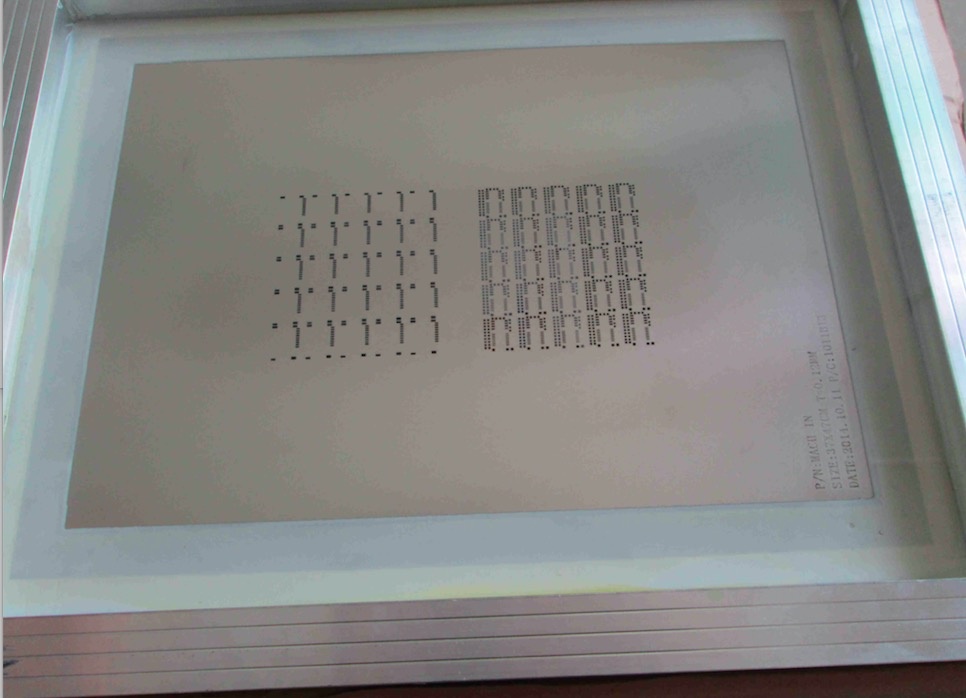 Stainless Stencil with Frame